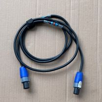 Lautsprecherkabel Speakon 2pol, 2m, Kabel schwarz, NL2 auf NL2                                                                                                                                                                                                 