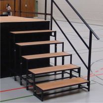 Bühnentreppen-Handlauf für 3 oder 4 Stufen, Standard SP100